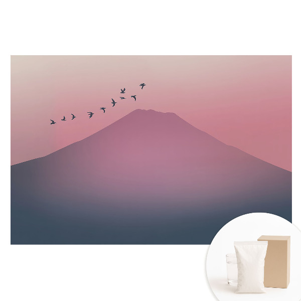 Tapeta fotograficzna na flizelinie Pastelowe góry o zachodzie słońca