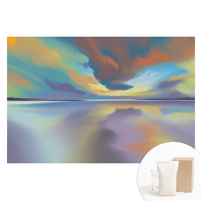 Fototapeta flizelinowa Kolory odbicia wody harmonijny pejzaż