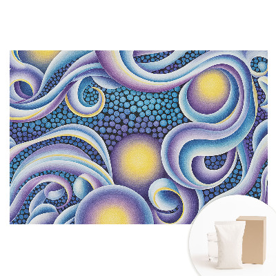 Fototapeta z nadrukiem na flizelinie Abstrakcyjne kolorowe wiry