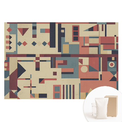 Tapeta fotograficzna na flizelinie Geometryczne kształty i żywe kolory