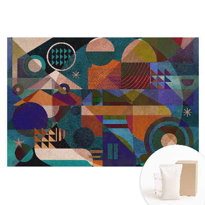 Fototapeta flizelinowa Kolorowa abstrakcja geometryczna