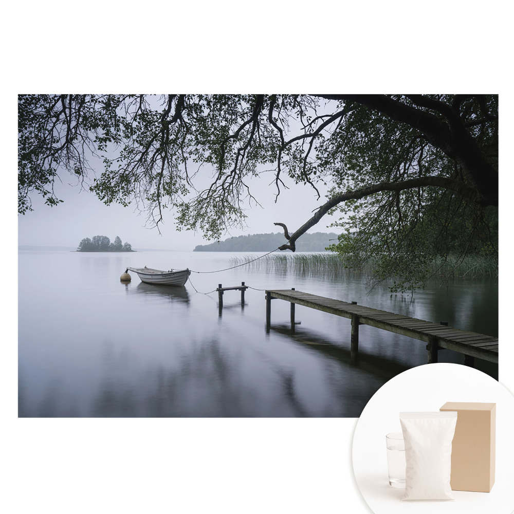 Fototapeta flizelinowa Relaks przy jeziorze