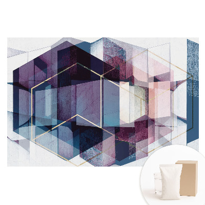 Fototapeta z nadrukiem na flizelinie Abstrakcyjna geometria kolorów