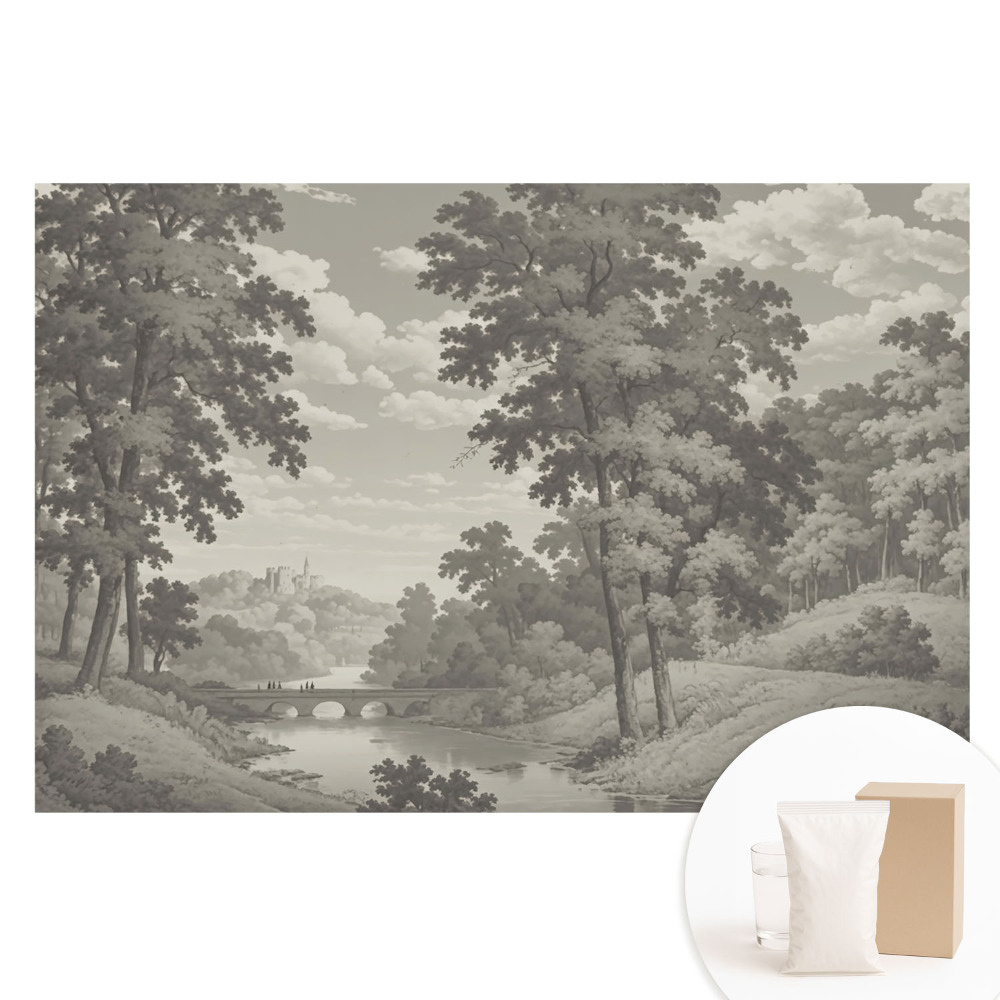 Fototapeta flizelinowa Krajobraz klasyczny z mostem