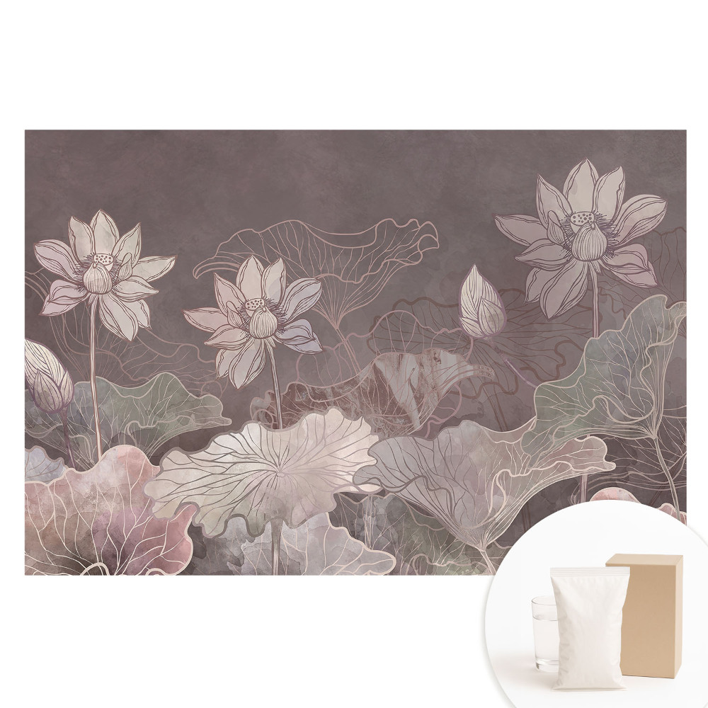 Tapeta fotograficzna na flizelinie Kwiaty lotosu elegancja natury