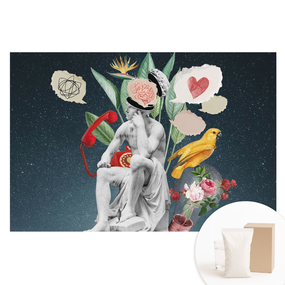 Fototapeta flizelinowa Kreatywny kolaż surrealistyczny