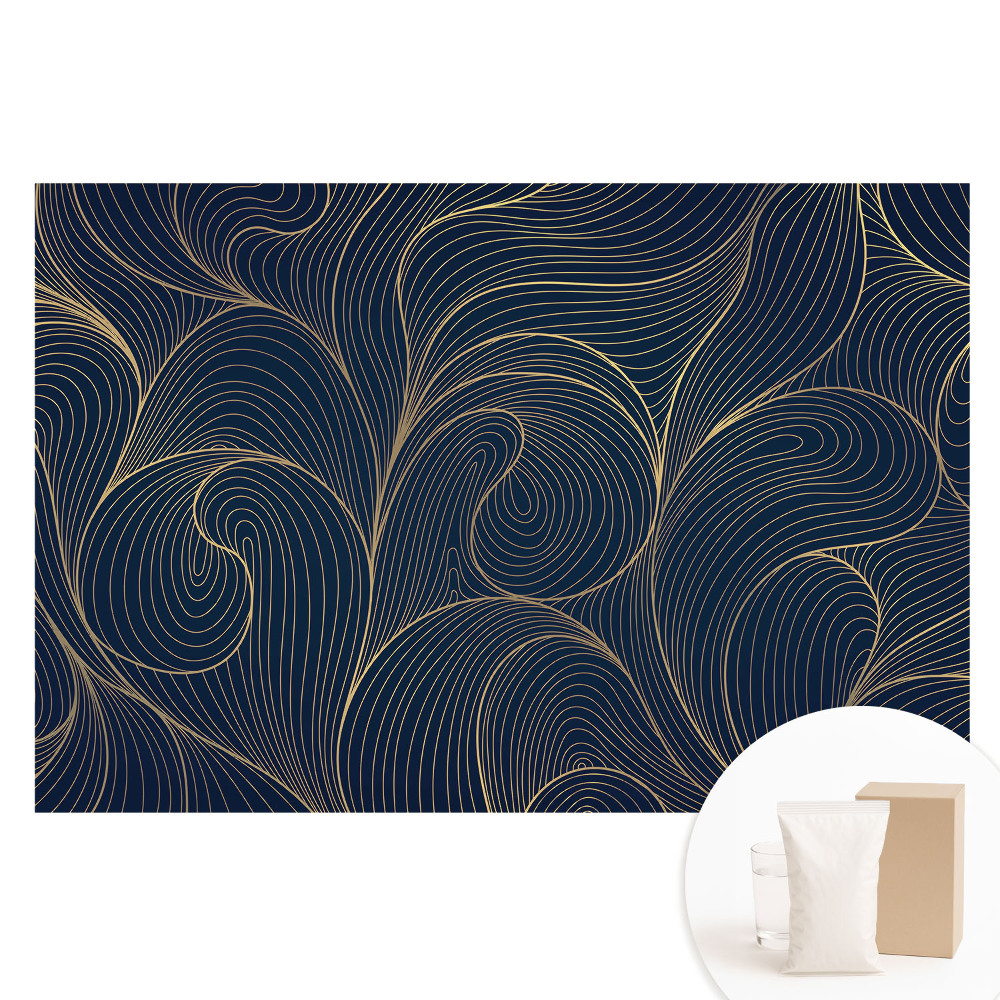 Tapeta fotograficzna na flizelinie Faliste linie elegancja harmonia