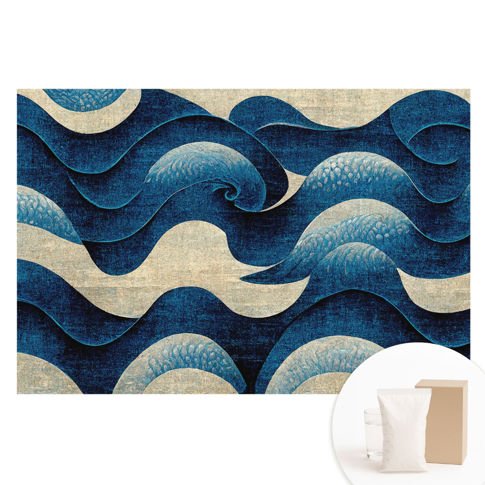 Tapeta fotograficzna flizelinowa Abstrakcyjne fale harmonijny wzór