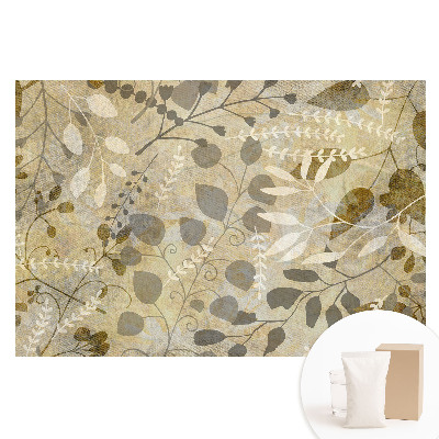 Tapeta fotograficzna na flizelinie Roślinne wzory przytulny klimat