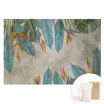 Fototapeta flizelinowa Motyw kwiatów tropikalnych