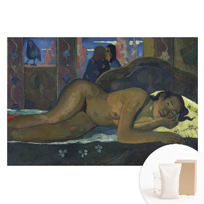 Duża fototapeta na ścianę Egzotyczna kobieta w spokojnym wnętrzu