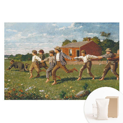 Duża fototapeta na ścianę Dziecięca zabawa na polanie