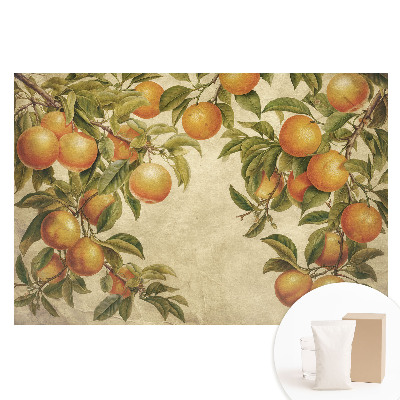 Fototapeta z nadrukiem na flizelinie Delikatne gałęzie pełne cytrusów