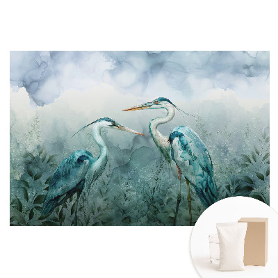 Tapeta fotograficzna flizelinowa Subtelna elegancja ptaków w otoczeniu natury