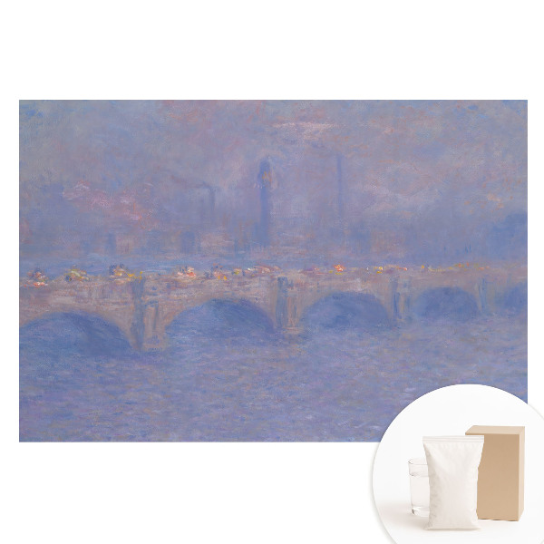 Tapeta fotograficzna na flizelinie Impresjonistyczny most mglisty nostalgiczny