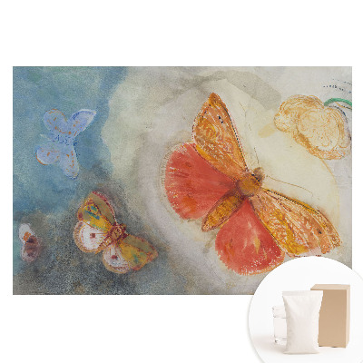 Fototapeta flizelinowa Kolorowy motylowy raj