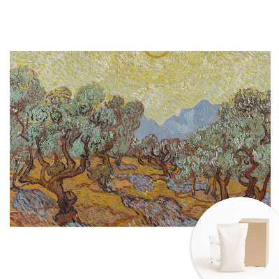 Duża fototapeta na ścianę Energetyczny krajobraz pełen kolorowych detali