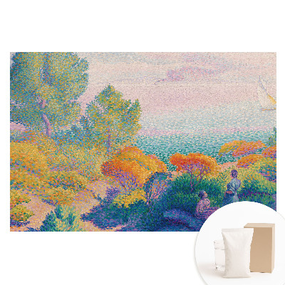 Tapeta fotograficzna flizelinowa Impresjonistyczna scena nadmorska w bladych barwach