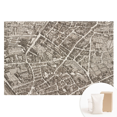 Fototapeta flizelinowa z nadrukiem Klasyczna mapa miasta