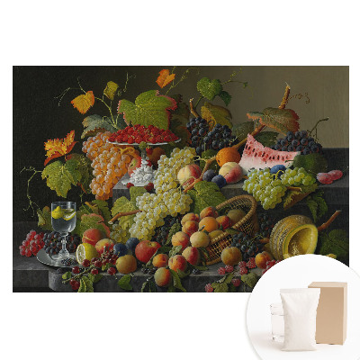 Tapeta fotograficzna na flizelinie Martwa natura owoce elegancja harmonia