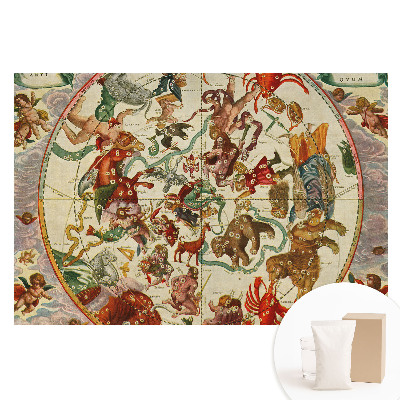 Tapeta fotograficzna na flizelinie Kosmogram klasyczny z mitologicznymi postaciami