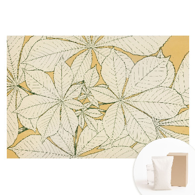 Tapeta fotograficzna na flizelinie Styl minimalizm harmonia liście przytulność