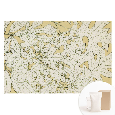 Fototapeta z nadrukiem na flizelinie Rysunek botaniczny liści drzewa