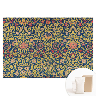 Fototapeta flizelinowa z nadrukiem Eleganckie klasyczne kwiaty w powtarzalnej kompozycji