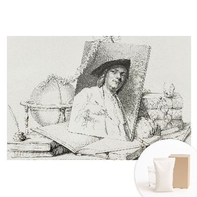 Fototapeta na flizelinie Klasyczna ilustracja z portretem