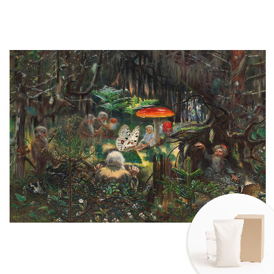 Fototapeta na flizelinie Leśna sceneria w magicznym stylu