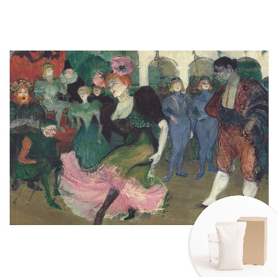 Duża fototapeta na ścianę Kolorowy bal retro