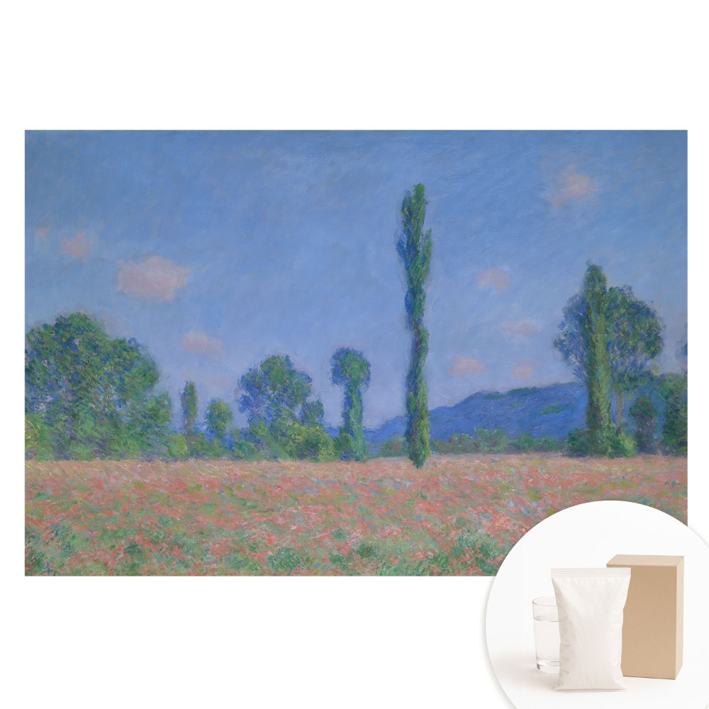 Fototapeta flizelinowa Impresjonistyczny krajobraz z topolami