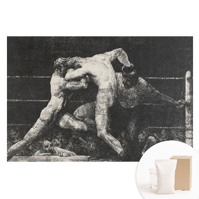 Fototapeta flizelinowa z nadrukiem Bokserska rywalizacja pełna emocji