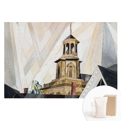 Flizelinowa tapeta fotograficzna z abstrakcją wieży architektonicznej