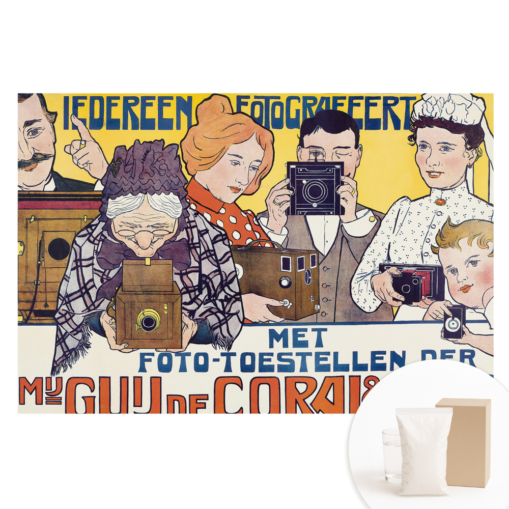 Fototapeta na flizelinie Reklama aparatów retro