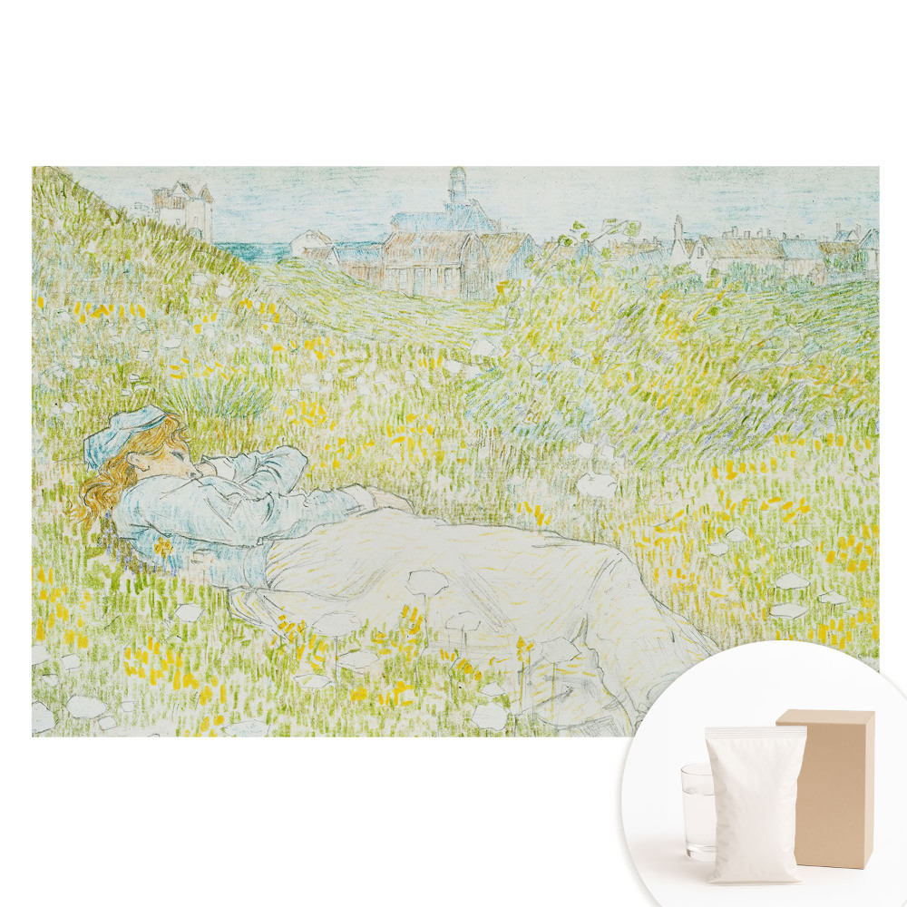 Fototapeta na flizelinie Odpoczynek na łące spokój i harmonia