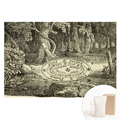 Fototapeta na flizelinie Mistyczny las ilustracja klasyczna