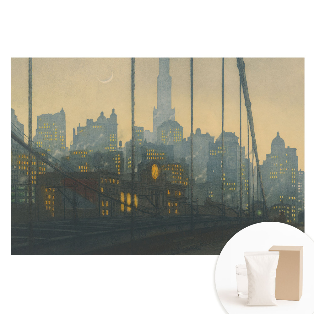 Tapeta fotograficzna na flizelinie Nocne miasto pełne świateł