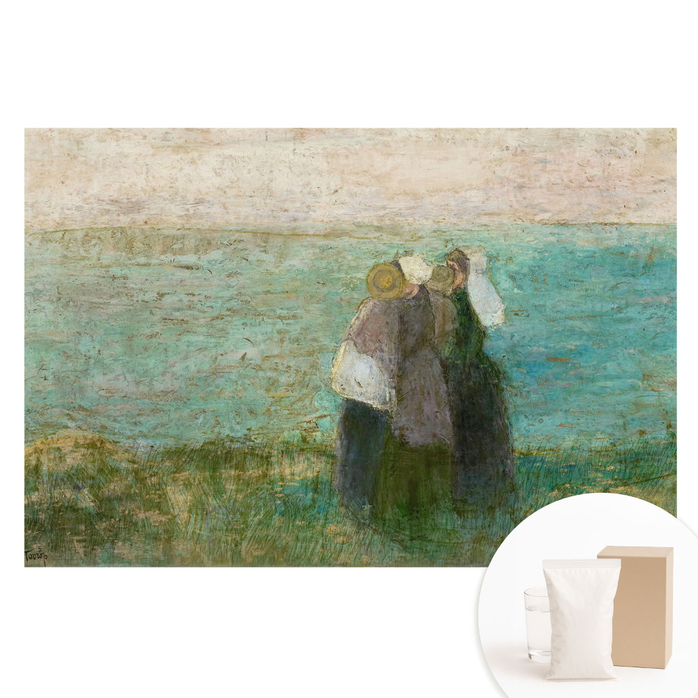 Tapeta fotograficzna flizelinowa Spokojni obserwatorzy nad brzegiem morza