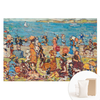 Tapeta fotograficzna na flizelinie Plażowy dzień impresjonistyczny kolor