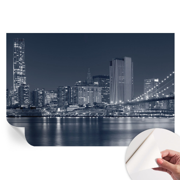 Fototapeta samoprzylepna na ścianę Nocne miasto