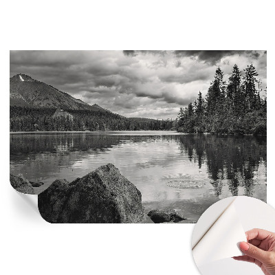 Samoprzylepna fototapeta na ścianę Górska panorama