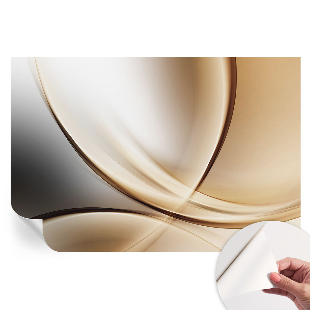 Nowoczesna fototapeta do salonu Obłe linie