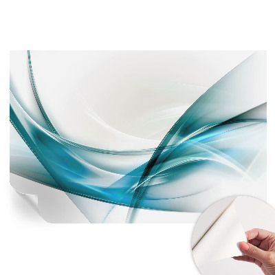 Fototapeta samoprzylepna na ścianę Niebieskie fale