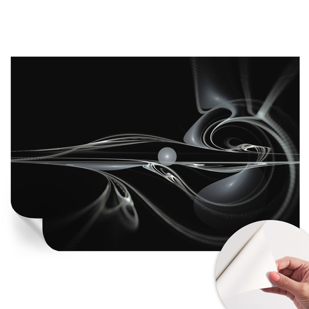 Nowoczesna fototapeta do salonu Płynne linie