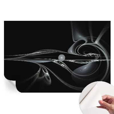 Nowoczesna fototapeta do salonu Płynne linie