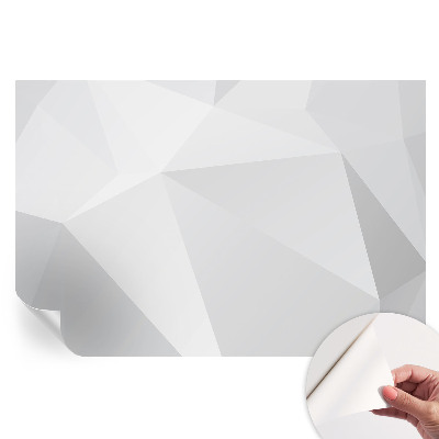 Tapeta fotograficzna samoprzylepna Szare trójkąty