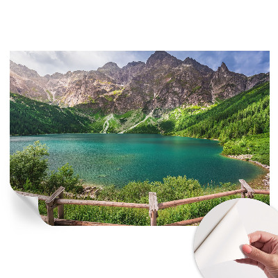 Samoprzylepna tapeta fotograficzna z krajobrazem górskim