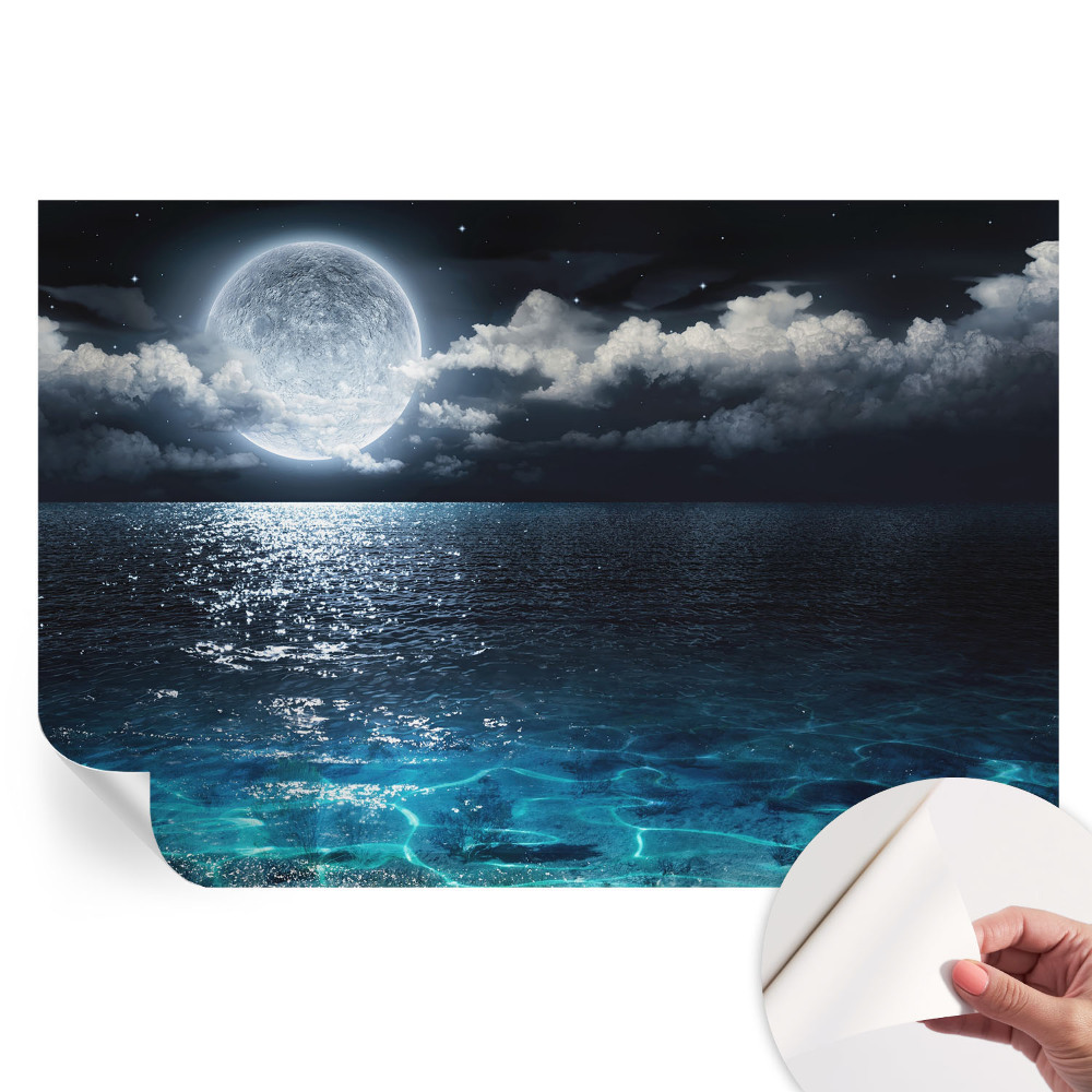 Fototapeta samoprzylepna do sypialni Nocne morze