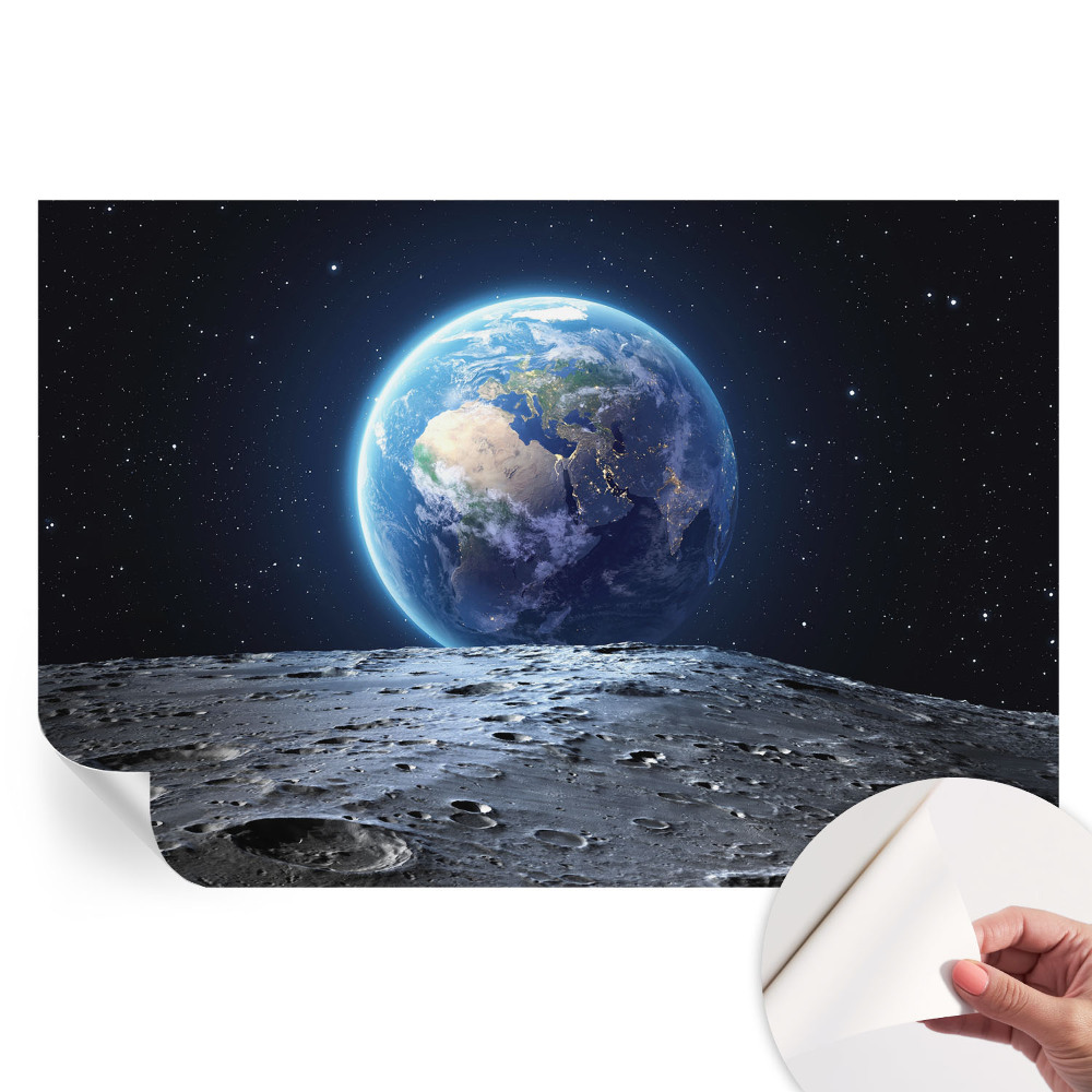 Nowoczesna fototapeta do salonu Kosmiczna panorama